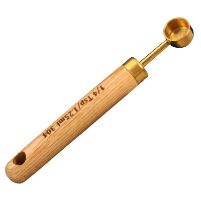 پیمانه 1/4 فلزی طلایی